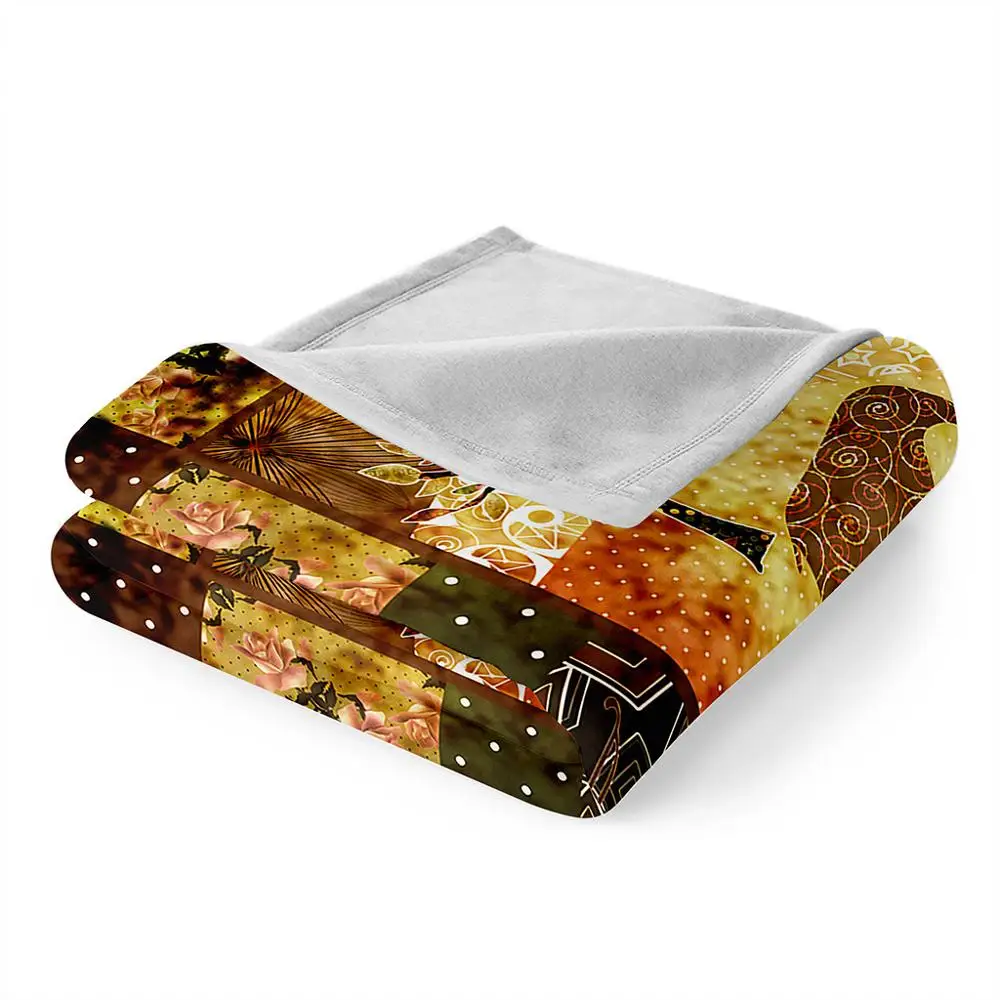 Одеяло ONGRYP Luxury Elephant - теплое мягкое плюшевое покрывало для дивана, кровати, путешествий и домашнего декора из уютного фланелевого покрывала.