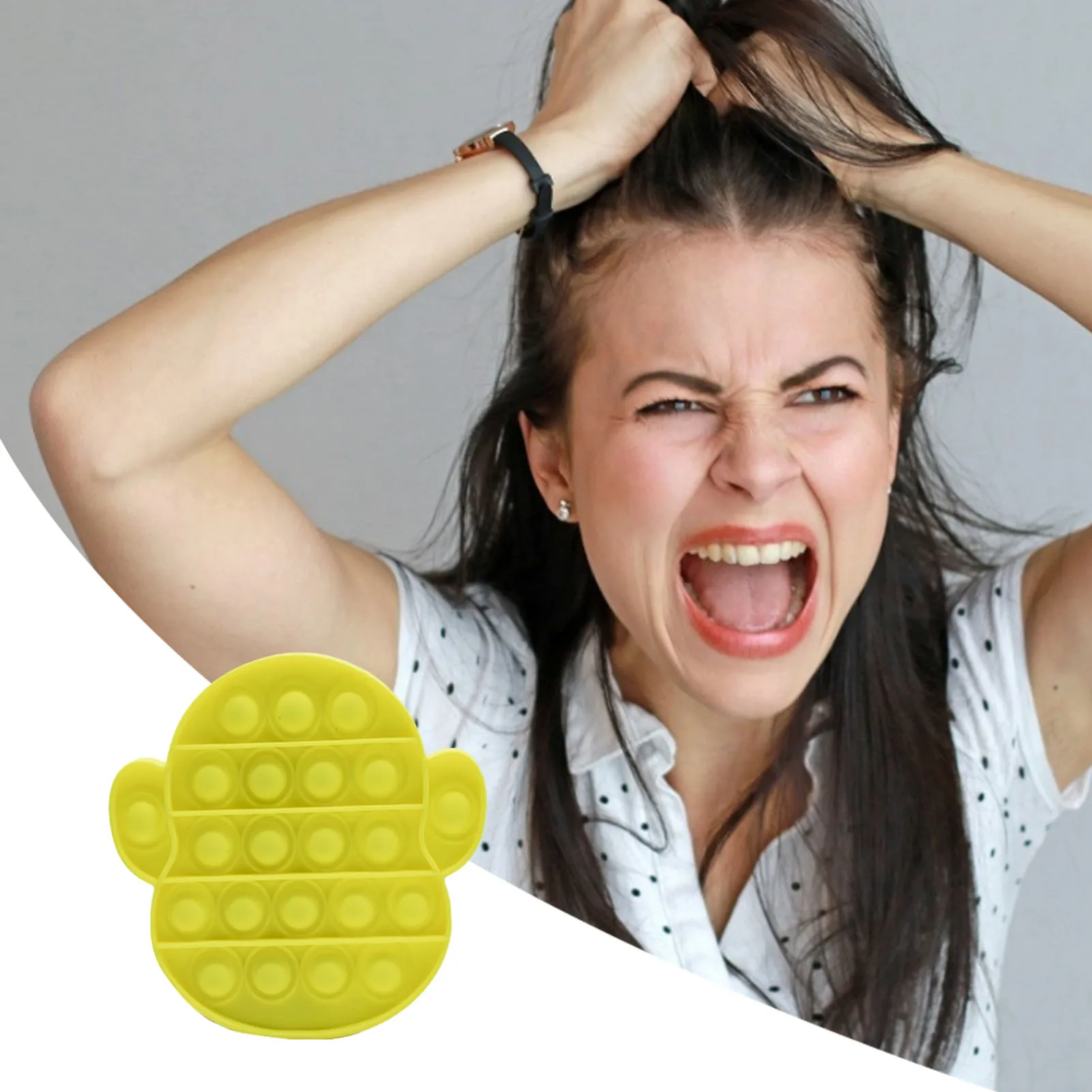 

Bubble Sensory Toy Decompression Desktop Stress Reliever Various Animal Shapes And Colors Dimple Fidget Toys Choices