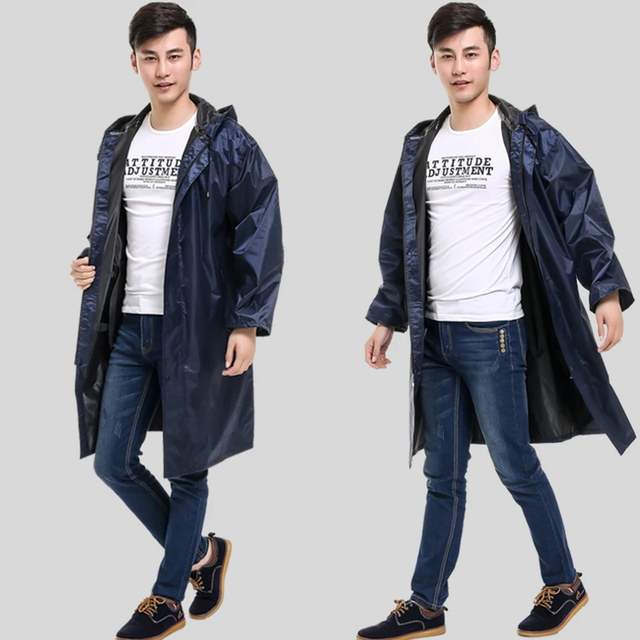 Водонепроницаемые Дождевики длинный дождевик пончо для прогулок на открытом