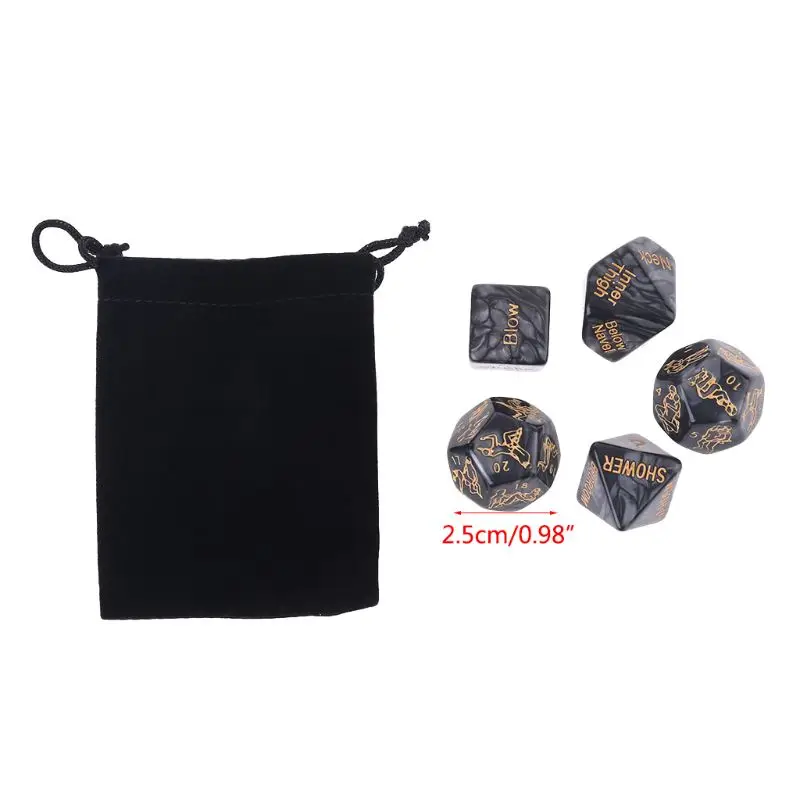 

5pcs/set Funny Love Dice Game Toys Erotic Sexy Posture Adult Couple Bachelor Gift Love