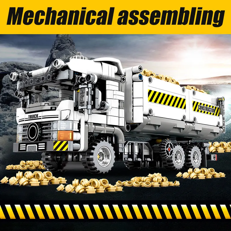 2020 новые 799 шт городские строительные блоки для грузовиков Technic машинные