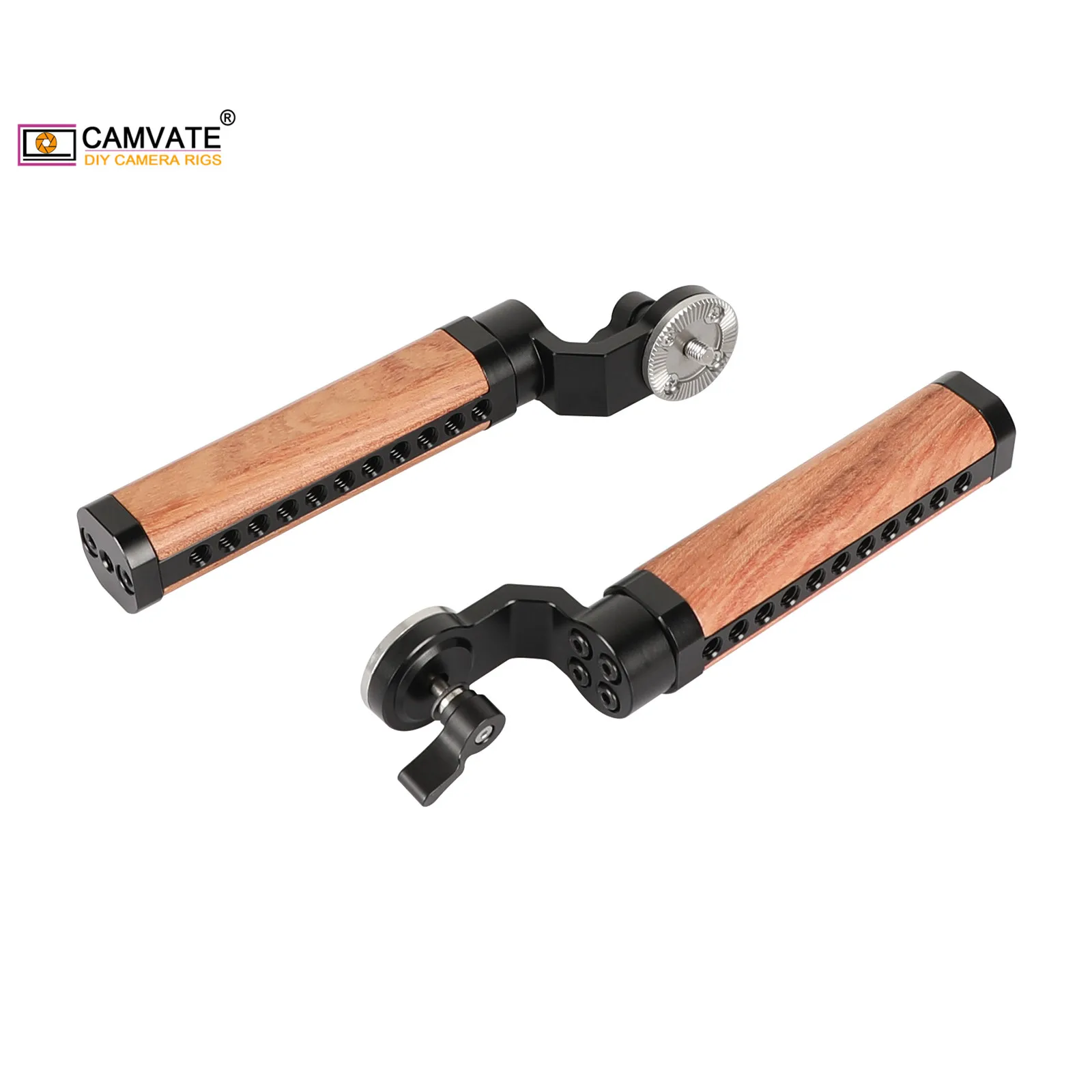 CAMVATE 2 предмета в комплекте с розочками деревянная рукоятка Стандартный M6 ARRI Rosette