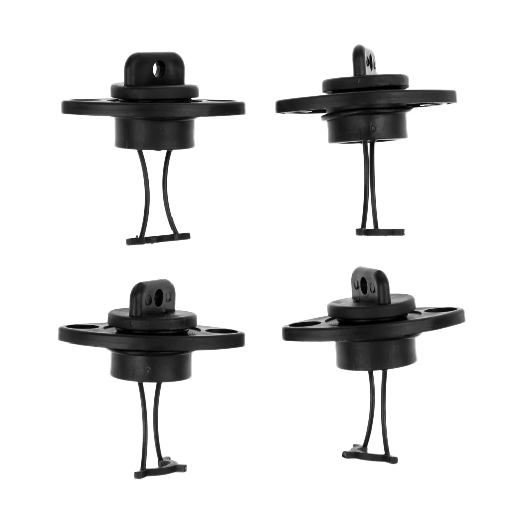 

MagiDeal 4 x Plastic Universal Hull Drain Plug Kit Replacements for Kayak Canoes Boat Dinghy Marine Yacht Fishing
