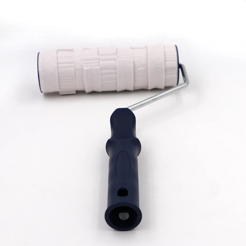 

Portable Patterned 8" Paint Roller Decorative Rubber Roller Imitation Brick Pattern Embossing Cylinder Painting Roller