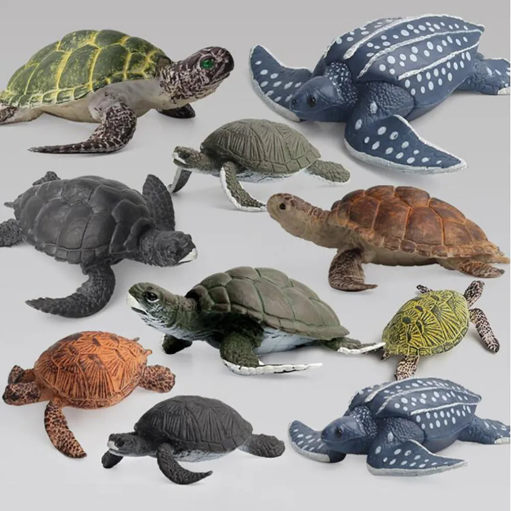 

2021 детские игрушки, модель морских животных, твердая эмуляция черепахи, фигурки, коллекционная игрушка, Обучающие Развивающие детские игру...