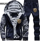 Thunderdome ID хардкор техно Габер Мужская куртка Пальто Спортивные костюмы комплект толстые флисовые толстовки + брюки костюм на молнии Свитшот женский