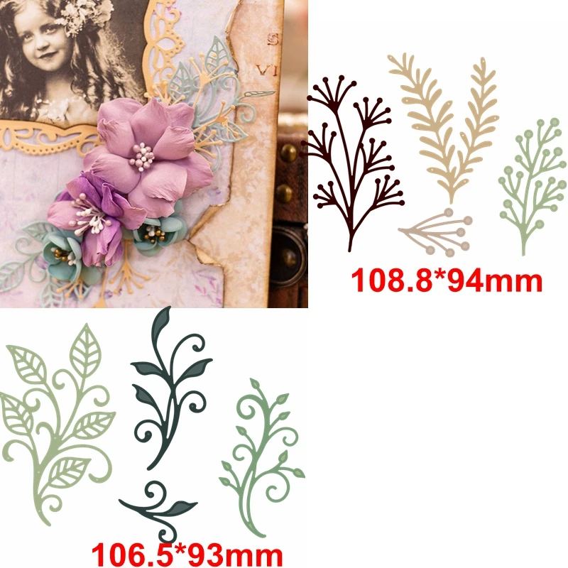 

Unique Leaves Decoration Metal Cutting Die Decorative Leaves On Flowers Die Cuts For Card Making Scrapbook DIY New 2019 Crafts