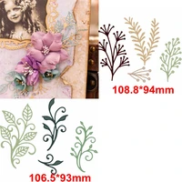 unique leaves decoration metal cutting die decorative leaves on flowers die cuts for card making scrapbook diy new 2019 crafts