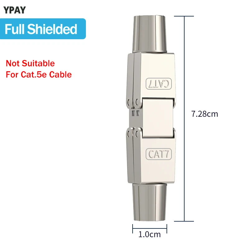 Cat6A Cat7 удлинитель кабеля распределительный адаптер соединительная коробка RJ45 Lan