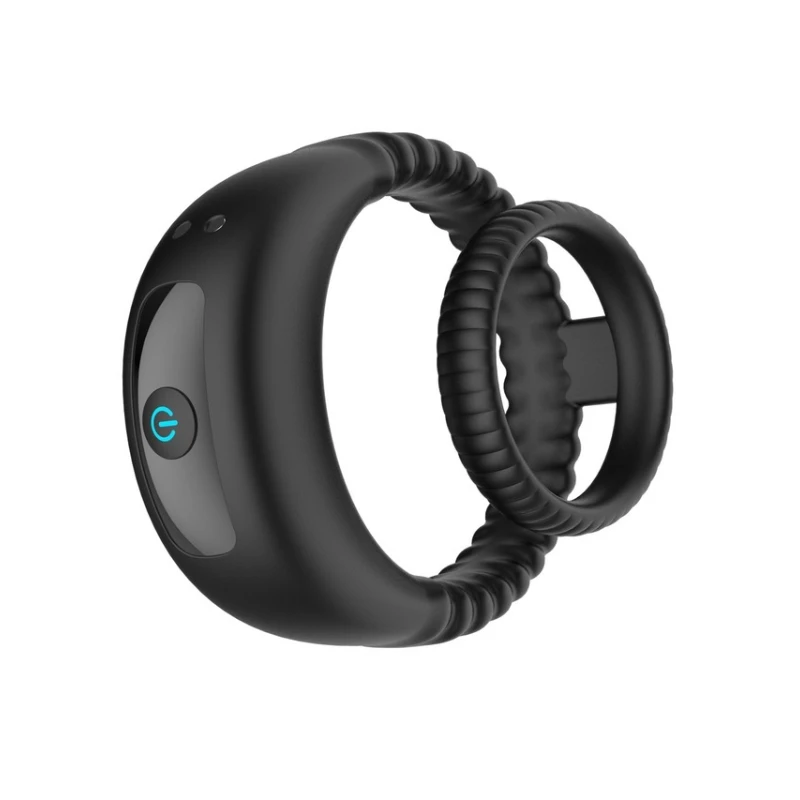 Вибрирующие Эрекционные кольца двойной Удлиняющая насадка силиконовые на пенис