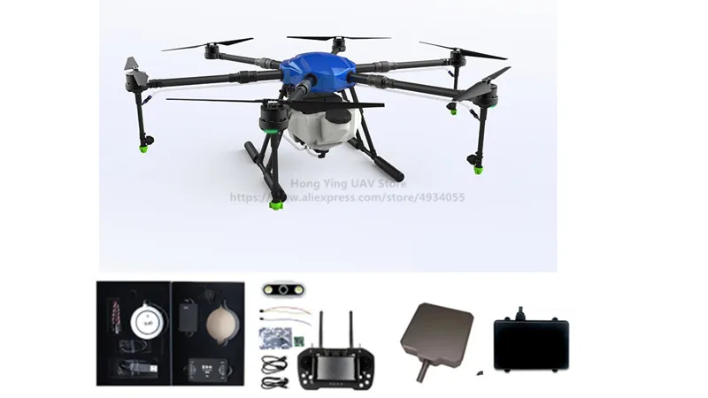 EFT E610 10L Agricultural Spray UAV Frame Kit X6 Power System JIYI K3-A Professional Edition K ++ Obstacle Avoidance | Игрушки и хобби