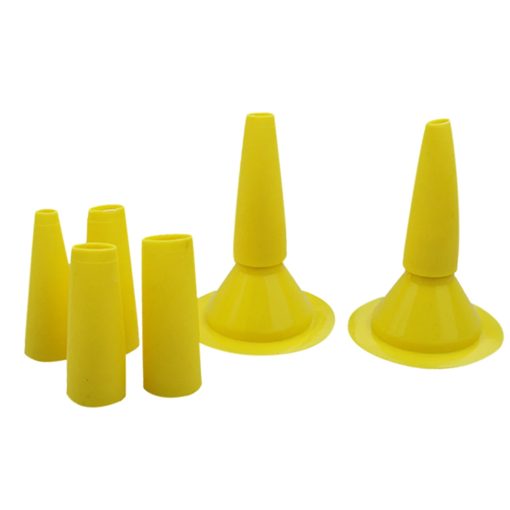 

8pcs/set Straight Push Type Finishing Grouting Glue Nozzle Sealant Tool Interior Accessories Glass Cement For Caulking Floor