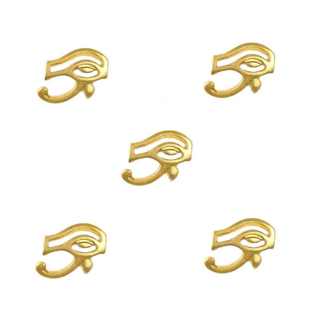 Подвески для ногтей 10 шт./лот в египетском стиле золотые Египетские фараоны