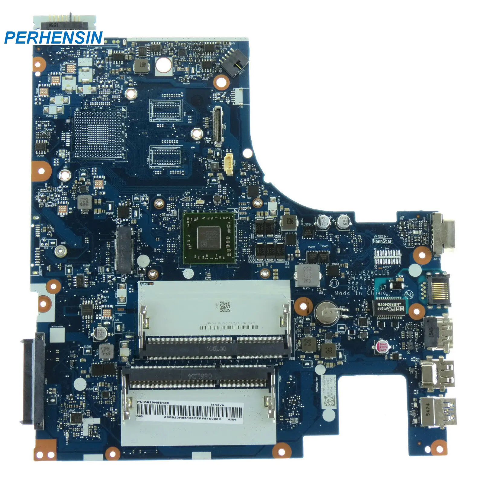 

FOR Lenovo G50-45 Mainboard Motherboard NM-A281 A4-6210 5B20F77206 5B20F77217