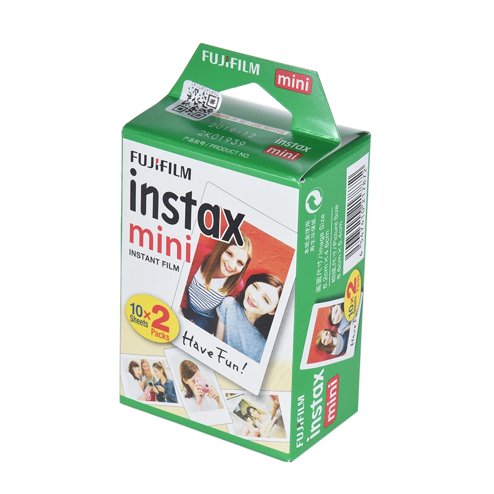 Пленка Fujifilm Instax Mini 20-100 листов 3-дюймовая белая фотобумага с краями пленка для Camera