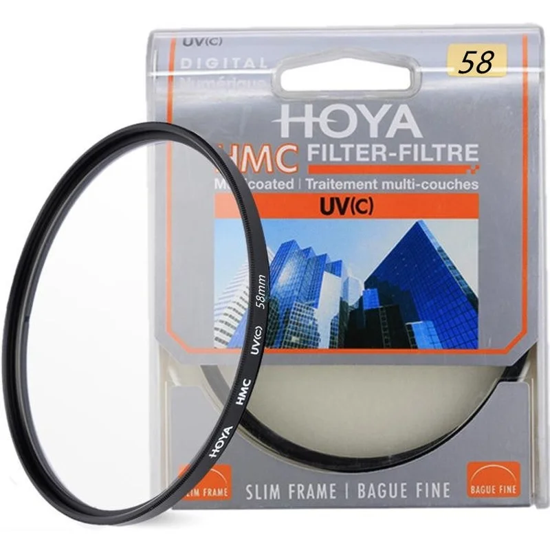 Тонкий УФ-фильтр HOYA HMC для цифровой камеры фильтр объектива 58 мм защитный |