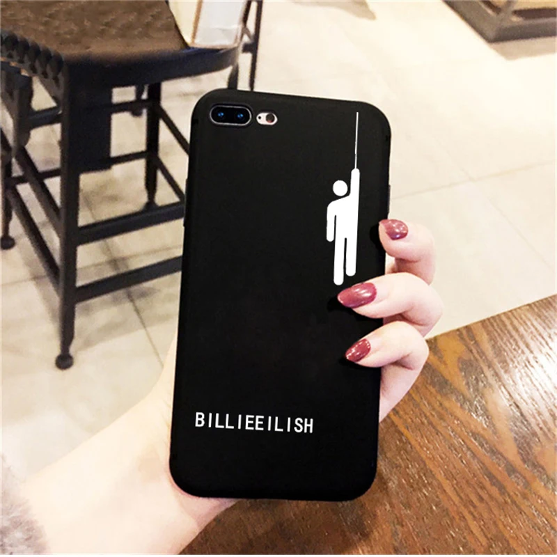 Чехол с логотипом Billie Eilish для samsung Galaxy S10 S9 S8 S7 S6 Plus мягкий силиконовый чехол