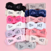 washing face hair band soft and warm coral velvet bow animal ear headband ladies and girls headscarves fashion hair accessories