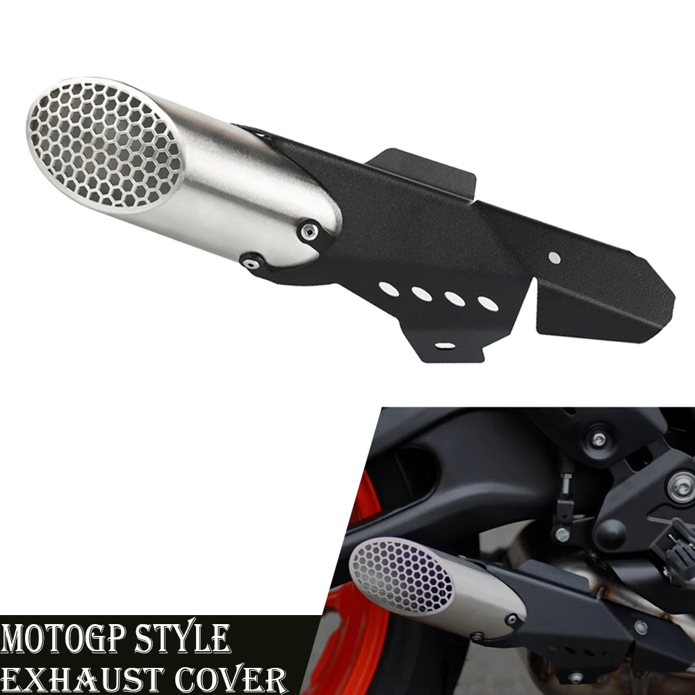 

Motorcycle Exhaust Pipe Muffler Pipe Cover Modified For YAMAHA MT-07 MT07 FZ MT 07 FZ-07 XSR 700 XSR700 TRACER 700 TRACER 7 GT