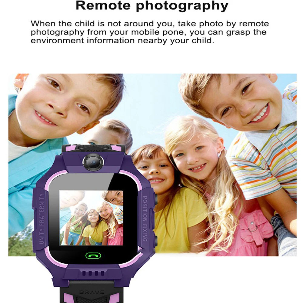 Q19 Детские Смарт-часы 2G sim-карта LBS трекер SOS камера детский мобильный телефон