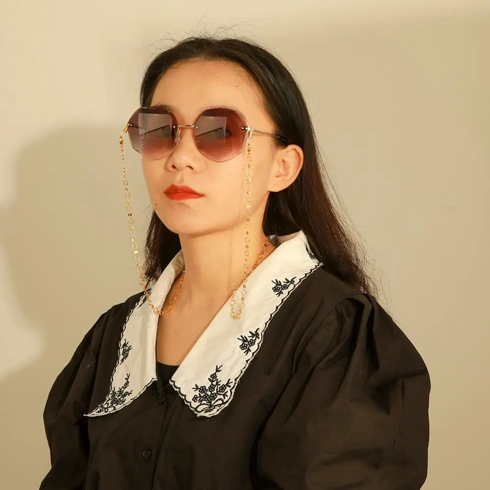 Женская позолоченная цепочка для солнцезащитных очков с позолотой |