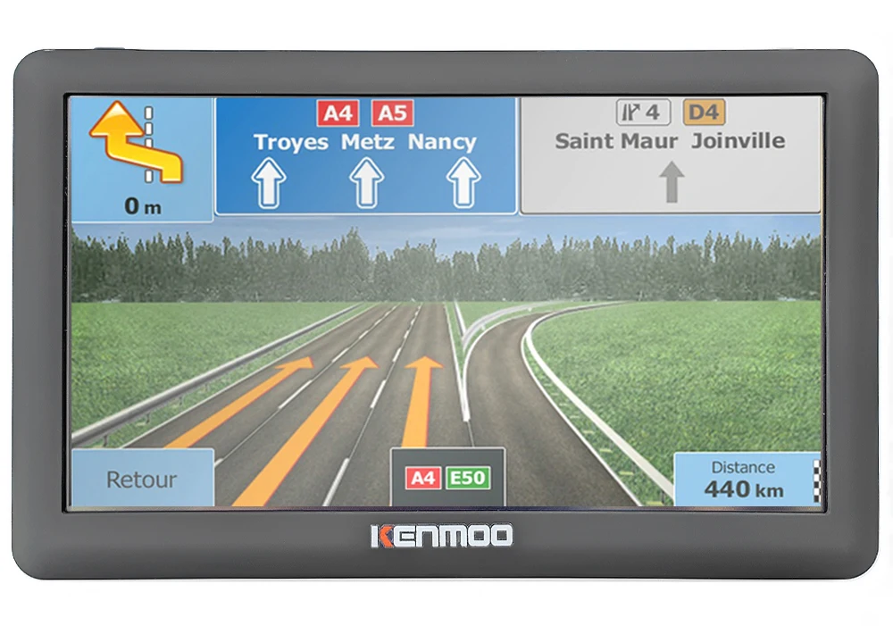 7 дюймов HD GPS Портативный навигации 2021 Карты для Европы России автомобиль
