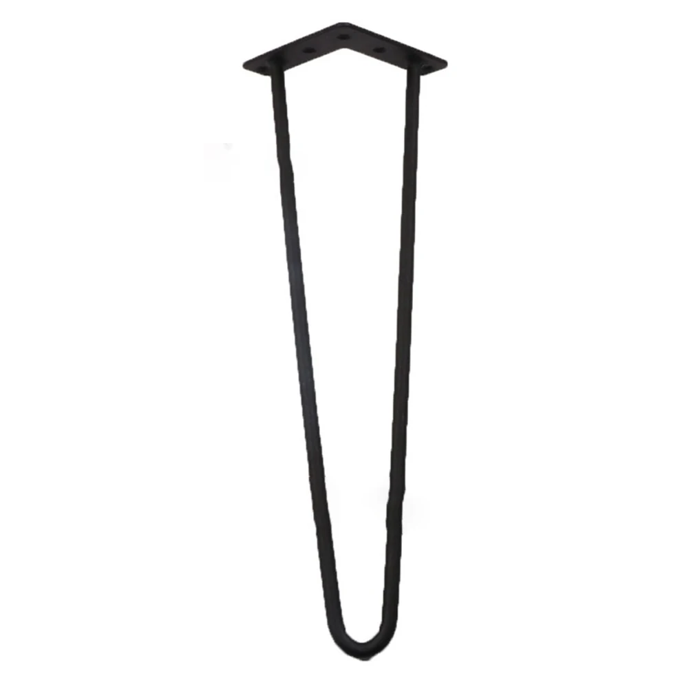 

Iron Hairpin Desk Support Holder Chairs Protector Feet DIY Furniture Home With Screw Table Legs Easy Install Accessories