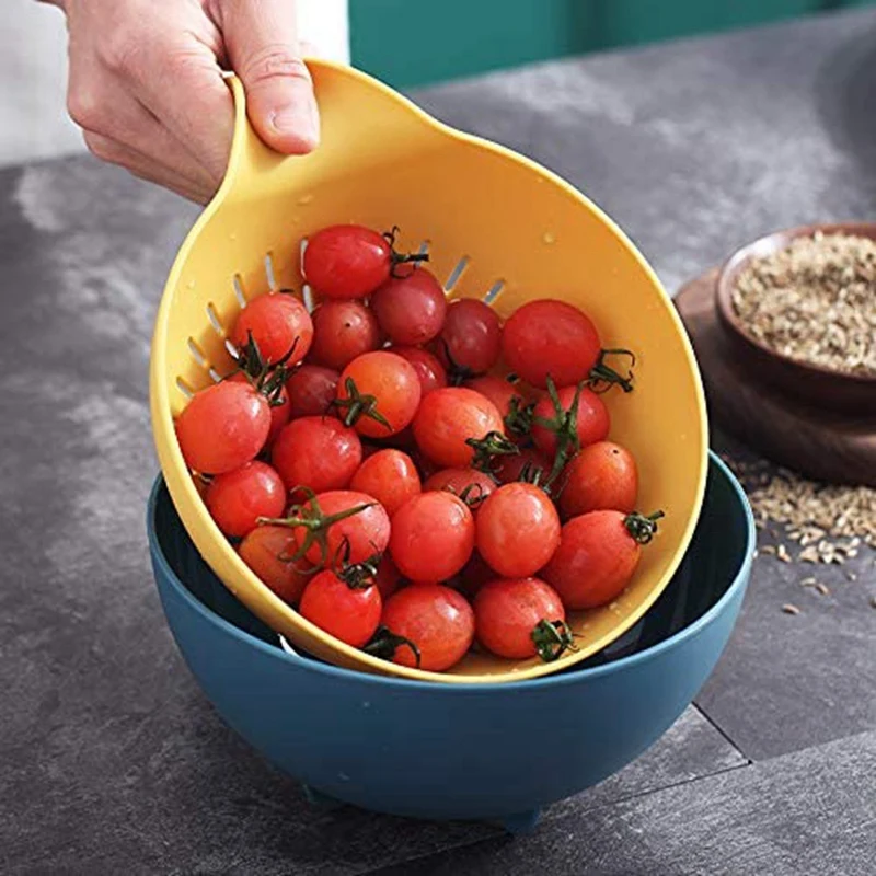 

Vegetable Choppers - Mandoline Slicer Food Cutter with Interchangeable Blades with Colander Chip Slicer