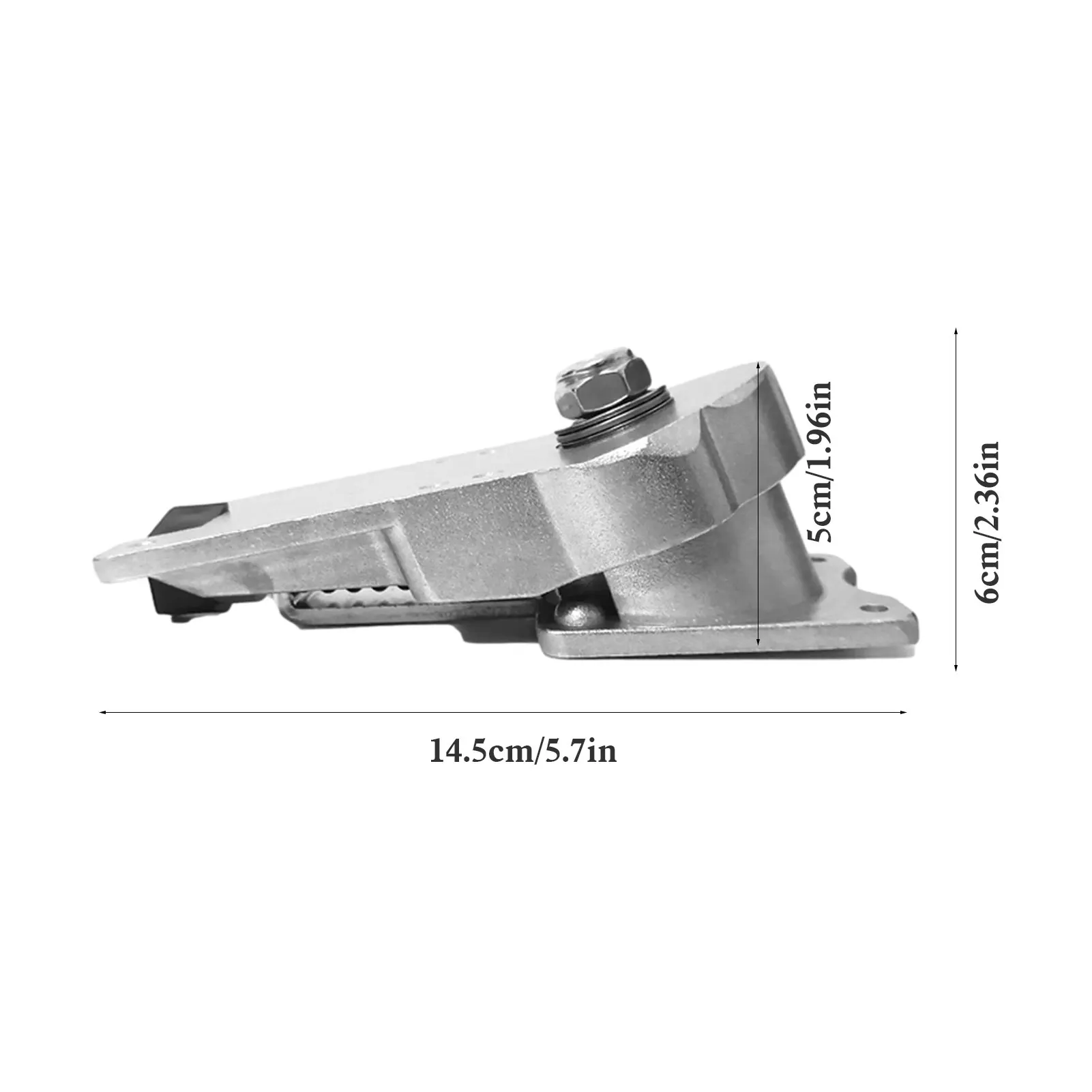 

Optional Color 160 * 70 * 50mm Alloy Surf Skate Trucks 7 Inch Skateboard Spring Bracket Base