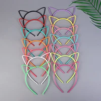 14pcs new beautifully decorated and durable non slip children cat ears hairband party holiday cartoon headband hair accessories