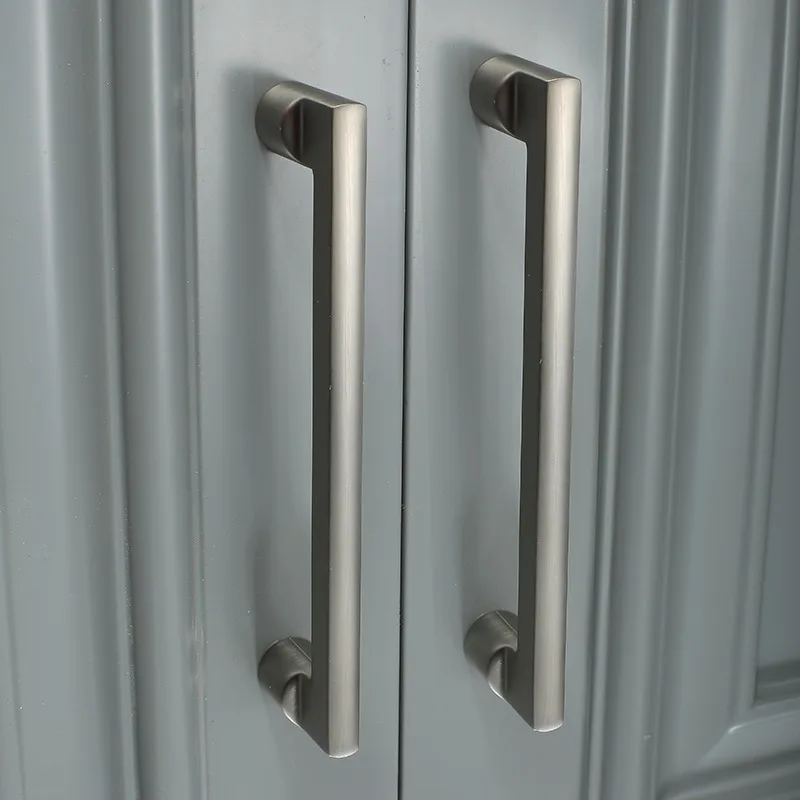 

Zinc alloy Cabinet Handles Knobs Drawer Pulls Kitchen Door Handles Furniture Long Handle Cabinet Door Hardware