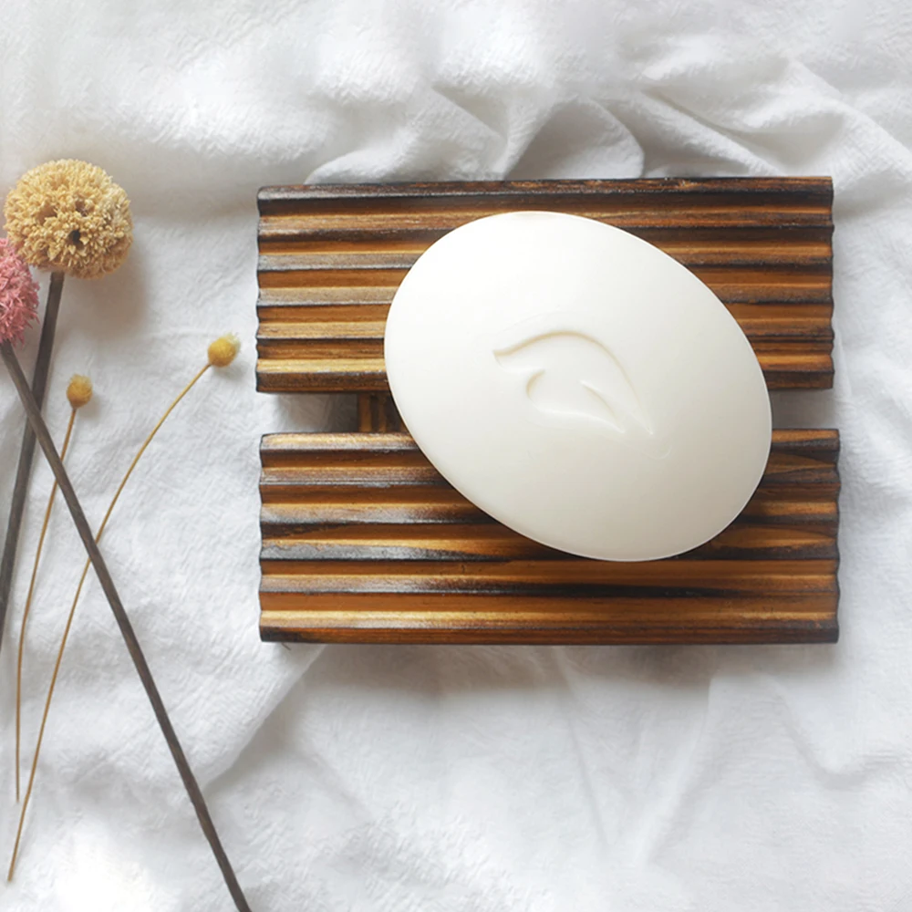 Kacuyelin 1 шт. ручной работы деревянный держатель для мыла мыльница душа Ванная