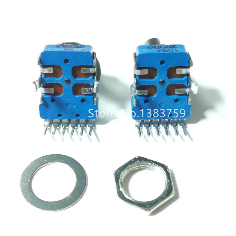 Вращающийся потенциометр Φ длина вала 15 мм 6 футов переключатель RK11