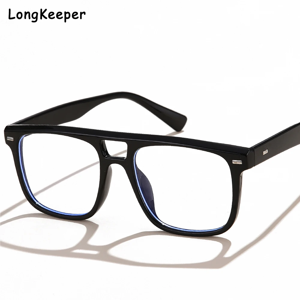 Для мужчин от вредного синего излучения компьютера очки с оправой Винтаж бренд