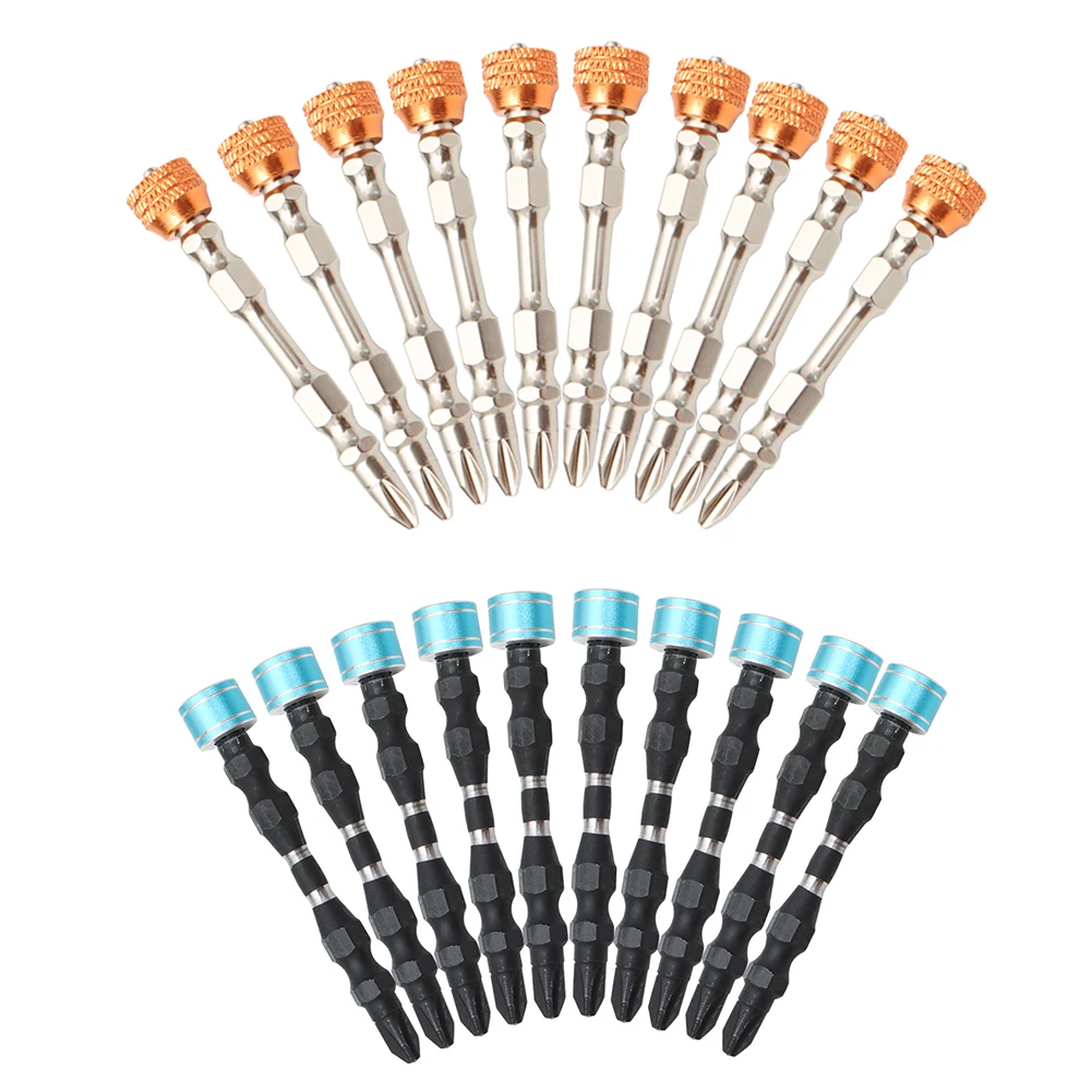 

10pcs Magnetic Batch Head PH2 Screwdriver Bit Hex Shank Magnet Driver Steel Head Electric Magnetic Screwdriver Drill Bit