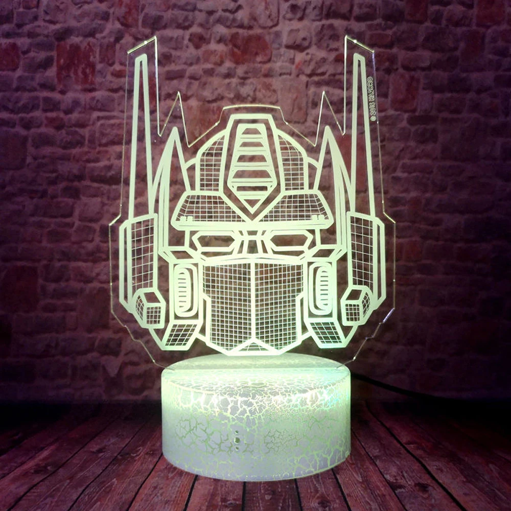 Креативный 3d рыцарь Autobots транс фигура Оптимус Прайм трансформеры 7 цветов