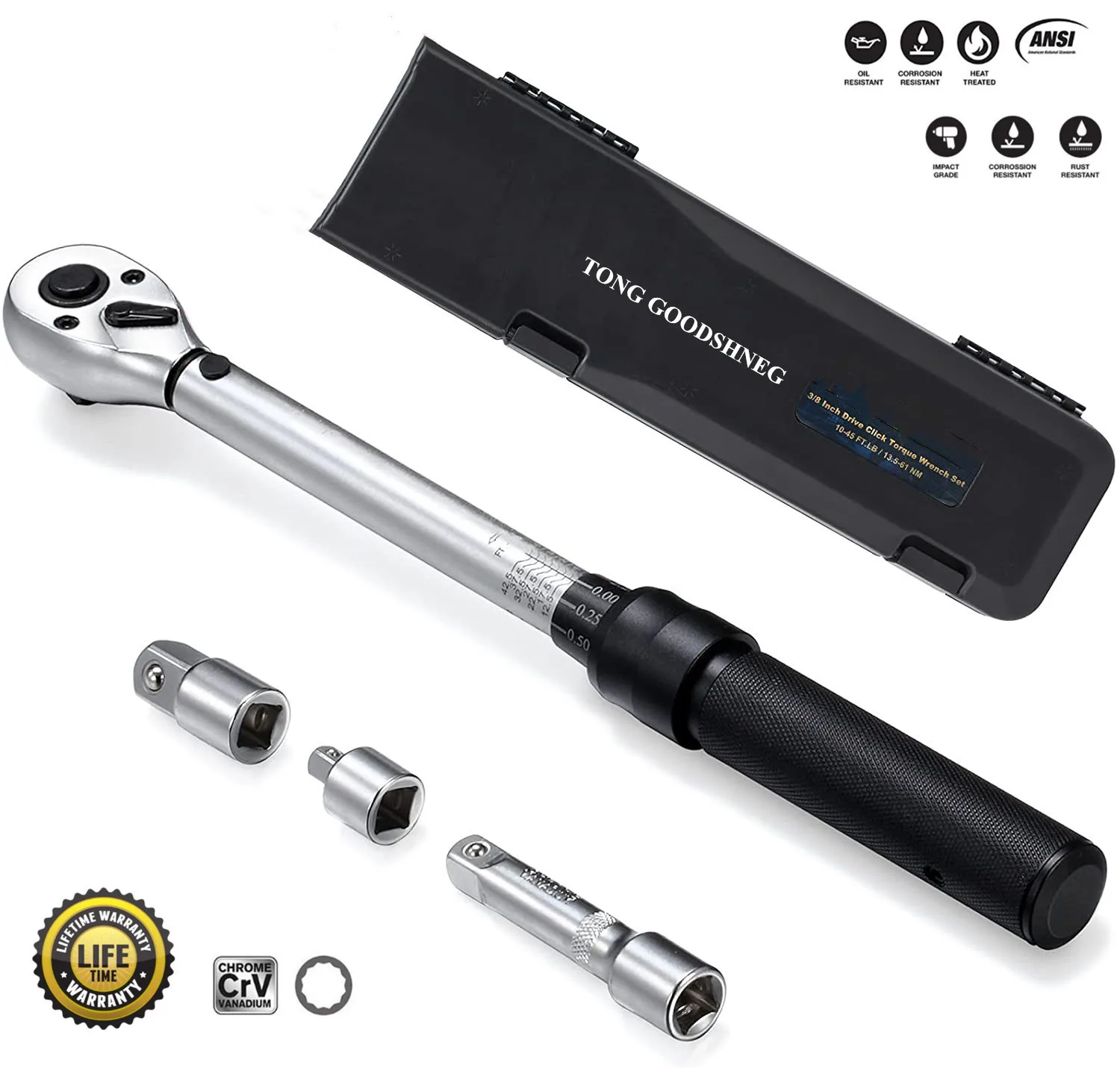 Industrial AdjustableTorque Wrench Set 1/2