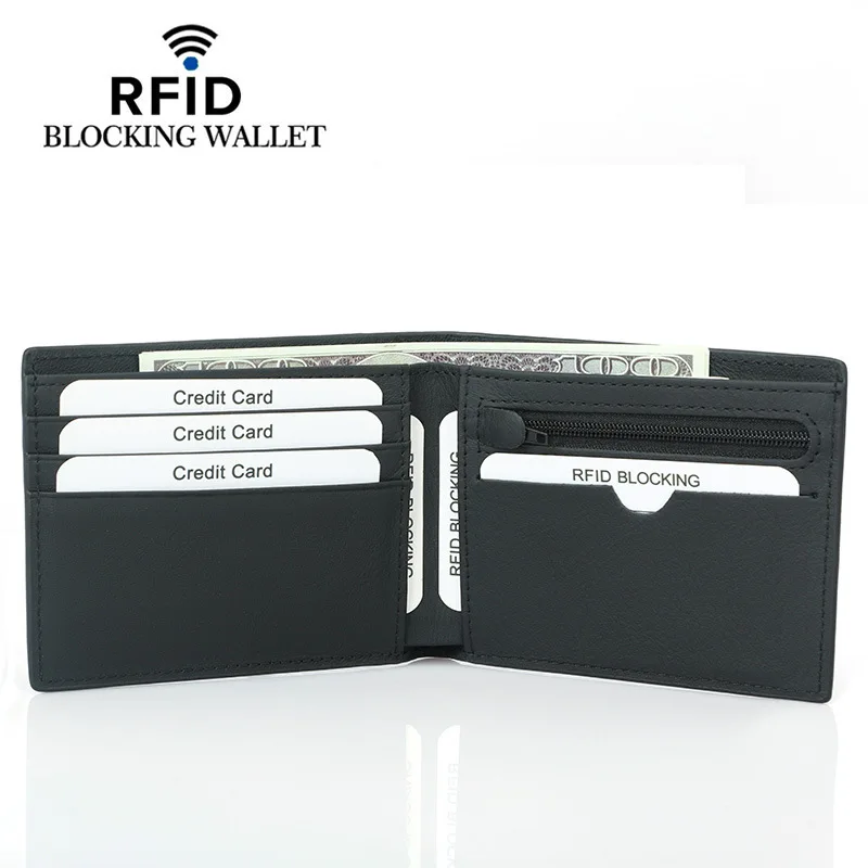 

Мужской кошелек, тонкий, из углеродного волокна, с RFID-защитой, черный, из искусственной кожи, держатель для банковской кредитной карты