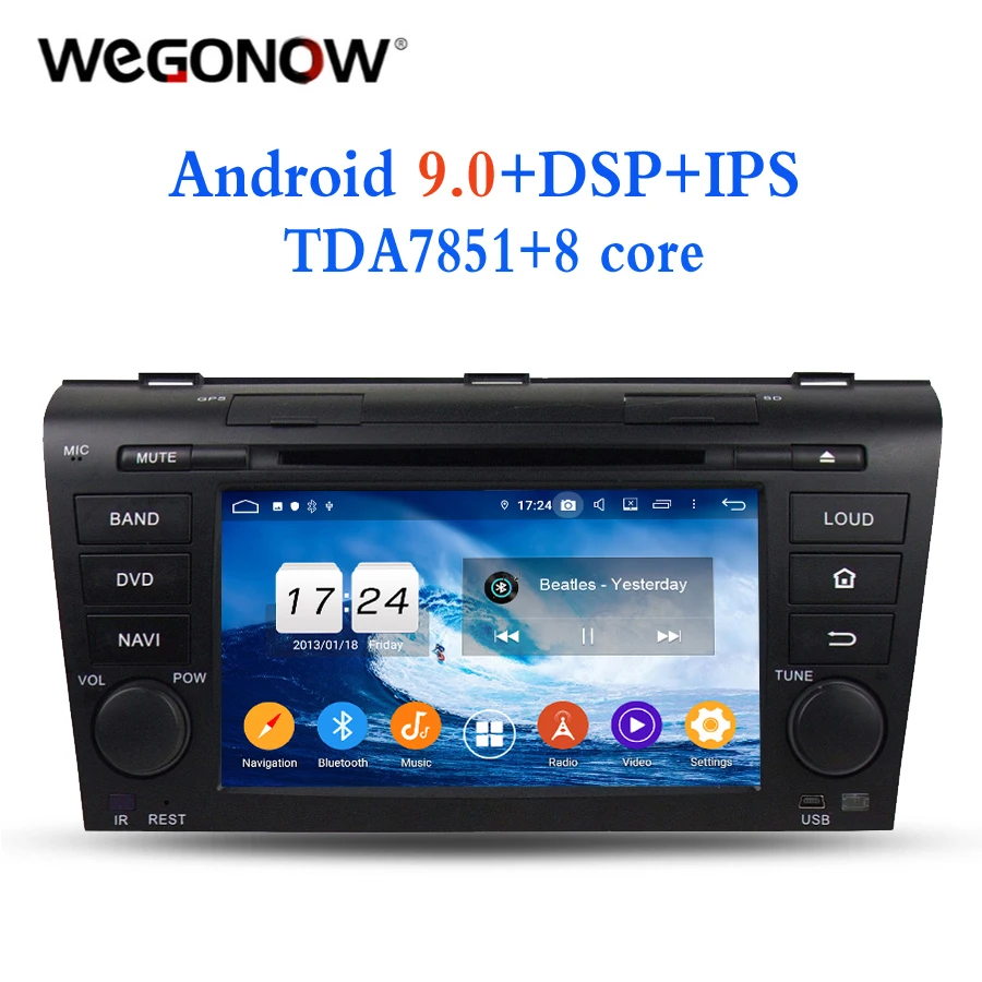TDA7851 Android 9 0 Octa Core 4 Гб оперативной памяти 32 встроенной для Mazda 3 2003 2007 2008 2009