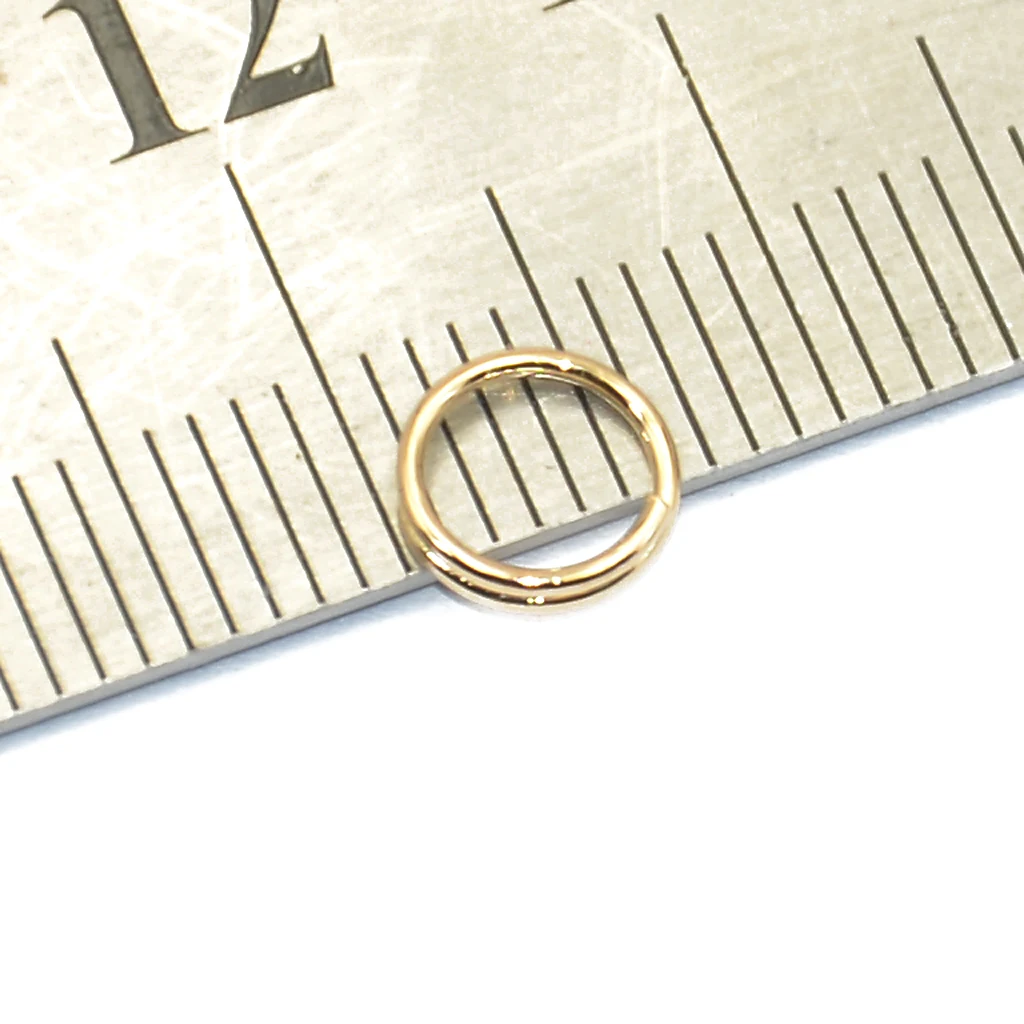 200pcs Plated Metal Split s Double Loop Jump Jewelry Findings Connectors 6mm 8mm | Дом и сад