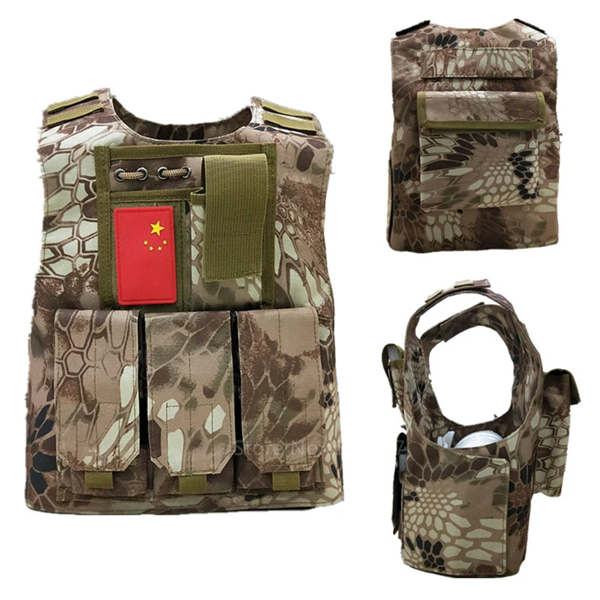 Детская Военная униформа камуфляжный тактический жилет для мальчиков детская