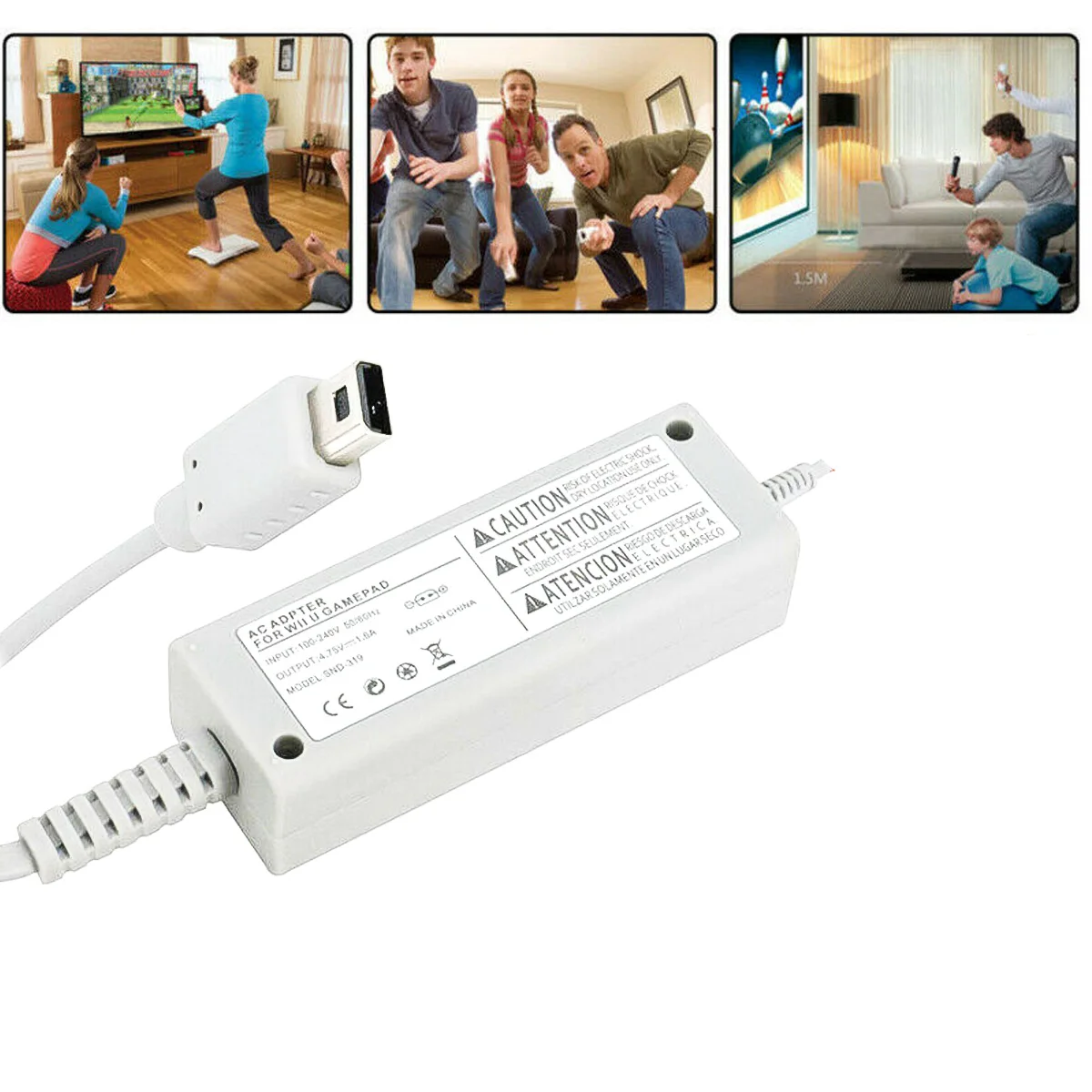 Адаптер питания переменного тока SOONHUA соединительный зарядный кабель шнур для