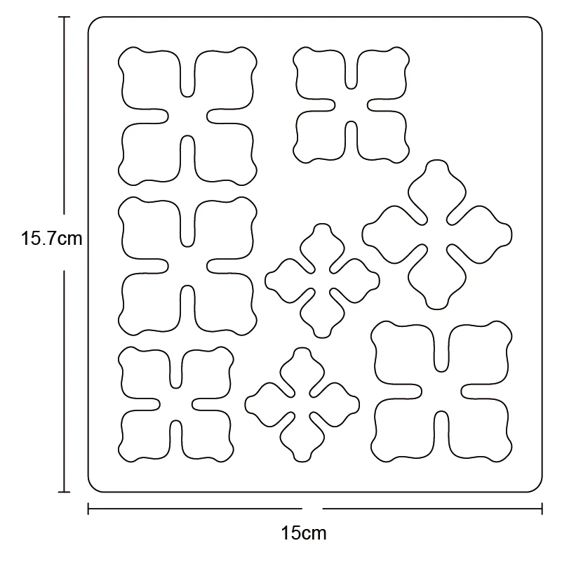 

wooden steel rule flowers Scrapbook Die Cut DIY handmade New Dies Wooden Die cutting Template Cutting Mold Wood Die