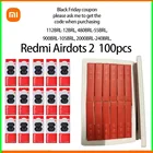 Оригинальные наушники Xiaomi Redmi Airdots 2, беспроводные наушники Bluetooth 100 tws, наушники-вкладыши Airdots 2 Xiaomi, 5,0 шт.