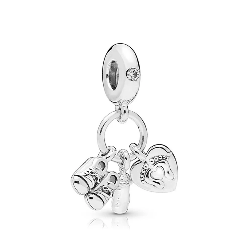 Милая Подвеска для детской обуви подходящая к оригинальному браслету Pandora с
