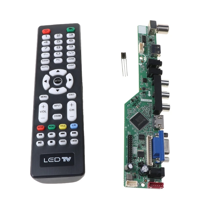 Универсальная плата драйвера контроллера ЖК V29 AV TV VGA HDMI-совместимый USB-интерфейс