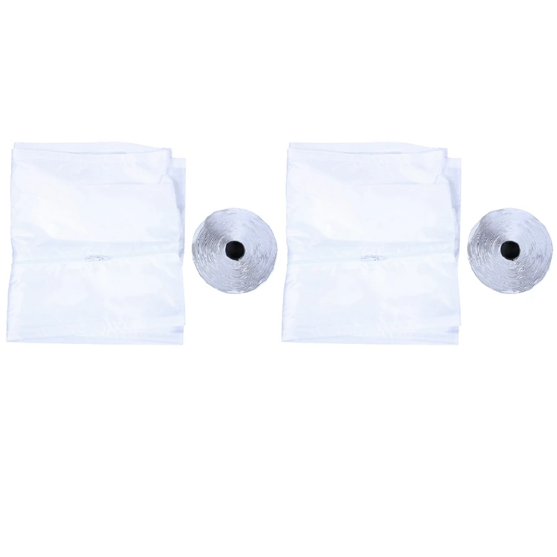 

New 2X Airlock Window Seal For Portable Air Conditioner,400 Cm Flexible Plate Window Seal For Mobile Air-Conditioning Units
