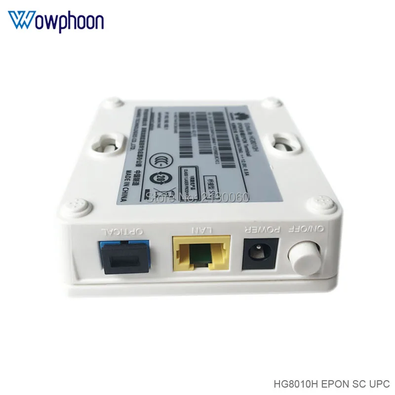 Оригинальный onu epon huawei ont hg8010H 1GE EPON ONU ONT модем с английской версией вилкой питания |