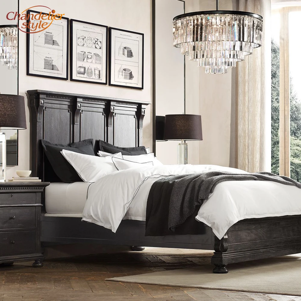 

1920's Odeon Clear Glass Smoke K9 Crystal Chandelier Lighting Pendant Hanging Light Home Hotel Living Dining Room Lighting