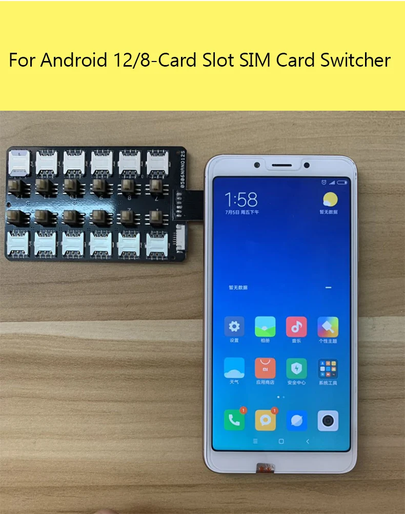 Утхай T13 12-карты слот sim-карты адаптер мульти устройства для считывания SIM карт для iPhone Android Mini SIM нано sim-картой бесплатное перезапуска коммутатор